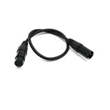 Maxbell 5x5-Pin Female to 3-Pin Male XLR Turnaround DMX Adapter Cable