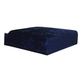 Maxbell Dining Chair Seat Cover High Back Chair Seat Cover for Home Party Restaurant Navy