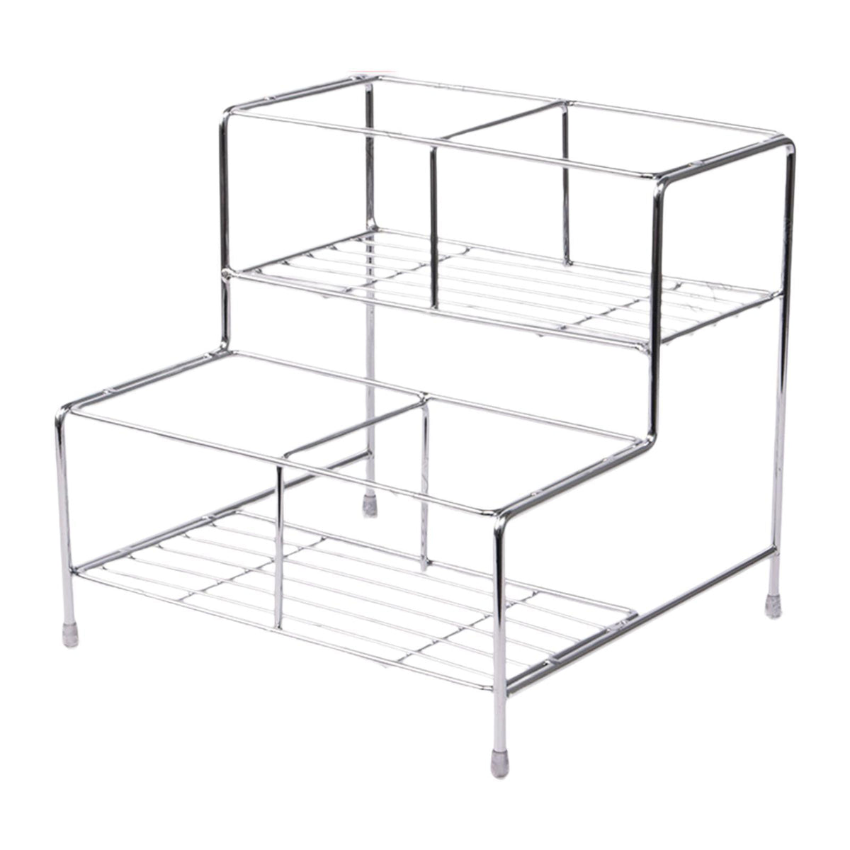 Maxbell Coffee Syrup Organizer Rack Seasoning Organizer for Pantry Tea House 4 grids
