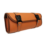 Maxbell Motorcycle Front Bag Multifunction Luggage Pouch for Bicycle Motorcycle Orange