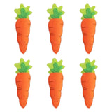 Maxbell 6 Pieces Easter Carrot Cutlery Holders Pouch Bags for Birthday Party Wedding