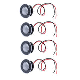 Maxbell 2x4 Pieces Waterproof Marine Boat Yacht Red LED Deck Step Stair Lights 12VDC