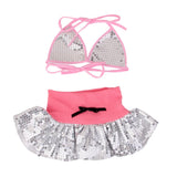 Maxbell Cute Hawaiian Pattern Stylish Dog Bikini Summer Holiday Beach Party Dress Pet Supplies Light Pink L