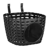 Kids Bike Basket Detachable Handlebar Basket for Girls Toddlers Outdoor Black