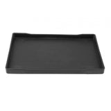 Maxbell Reptile Water Bowl Decorative Reptile Feeder for Frog Bearded Dragon Hamster XL black
