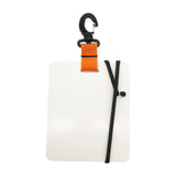 Maxbell Underwater Writing Dive with Swivel Clip and Pencil Portable Notebook Orange