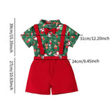 Maxbell Christmas Outfits with Bow Tie Christmas Costume for Kids Children Festivals 100cm