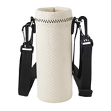 Maxbell Water Bottle Carrier Drink Bottle Bag for Outdoor Activities Beige L