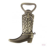 50 "Just Hitched" Cowboy Boot Bottle Opener Country Vintage Wedding Party Favour