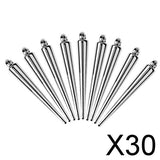 Maxbell 30x10pcs Silver Spike Charms 35mm