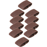 Maxbell 10x Elastic Belt Keepers Strap Retainer Band for Pants Belt Nylon Belt Loops Coffee