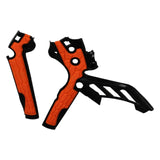Maxbell Motorcycle Frame Guards Grip Hard Shell Side Protection Cover for Ktm Orange and Black