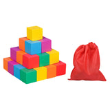 Maxbell Counting Sorting Cube Blocks Math Toy Stacking Toy for Homeschooling Daycare 2.5cm 30pcs