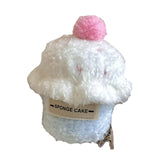 Maxbell Cute Hair Clip Cake Shape Headpiece Plush Dessert Clip for Women Girls Party Style E