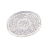 Coaster Silicone Mould Lightweight Reusable Round Tray Gypsum Model for Desk Style A