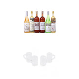 Maxbell 6x Colorful Wine Bottles+4x Plastic Beer Mugs Cup 12th Dollhouse Decor Miniature