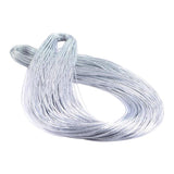 Maxbell 2 Pieces Jewelry Braided Thread Metallic Cords Jewellery Making Accessory