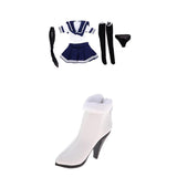 Maxbell 1/6 Female Sailor Uniform Outfits + High Heel Shoes for 12" Action Figures