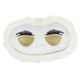 Maxbell Travel Cute Princess Style Sleeping Eyeshades Blindfold Cover Eye Mask White