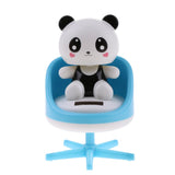 Maxbell Maxbell Solar Powered Toys Noding Head Figurine Model Home Car Ornament Panda Blue