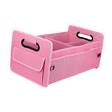 Maxbell Car Truck Organizer Cargo Trunk Organizer for Outdoor Camping Farmhouse Pink