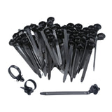 Maxbell Cable Zip Ties Push Mount Straps Set Lightweight Multipurpose