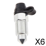 Maxbell 6xM10 x1mm Motorcycle Brake Caliper Bleed Screw Nipple