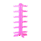 Maxbell Multiple Sunglasses Organizer Glasses Holder Stand for Selling Dresser Table Red