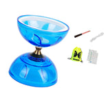 Chinese Diabolo Set Versatile yo yo Juggling Toy for Children Elderly Adults S Blue