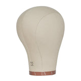 Maxbell Canvas Mannequin Head Model Manikin Wig Display Stand for Scarf Beauty Salon 22inch