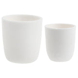 Maxbell Cylindrical Corundum Crucible Alumina Ceramic for Lab Experiment 10ml 20mL