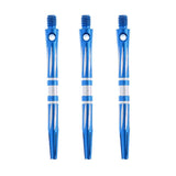 Maxbell 3 Pcs Pro Thread Alloy Re-Grooved Dart Stems Shafts Blue - Aladdin Shoppers