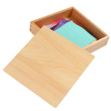 Maxbell Montessori Fabric Box Kids Color Cognition for Holiday Present Teaching Aids