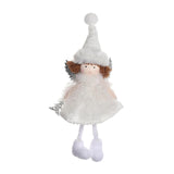 Maxbell Christmas Tree Hanging Ornament Angel Doll Pendant for Celebration Fireplace White