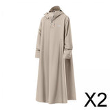 Maxbell 2xRain Poncho Long Sleeve Rain Cape Rainwear for Riding Sporting Event Outdoor XL