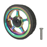 Maxbell Maxbell Widened Easy Wheel for Folding Bike with Bolt for Travel  Seven colors