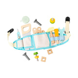 Maxbell Kids Tool Belt Educational Toy Wood Toy Set for Children Birthday Gifts Kids