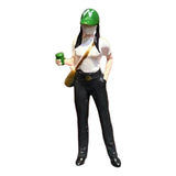 Maxbell 1:64 Scale People Figurine Resin Street People Figure for Miniature Projects green hat