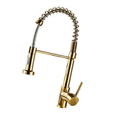 Maxbell Kitchen Sink Faucet Supplies Decor Single Handle for Office Vessel Farmhouse Gold