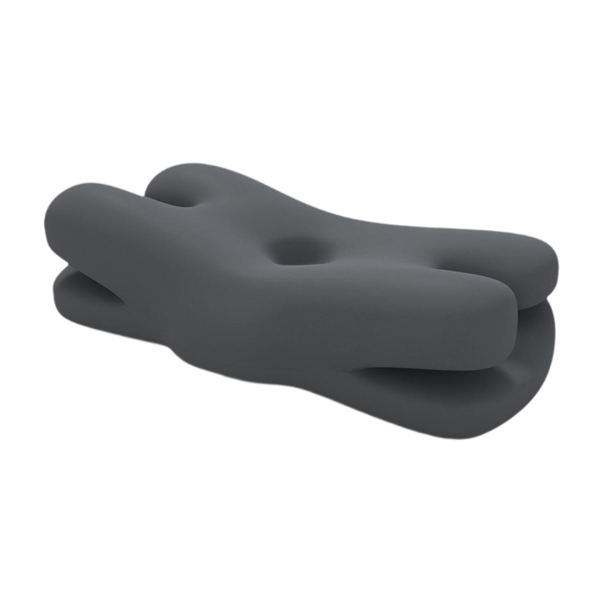 Cooling Side Sleeper Pillow Neck Pillow for Neck and Shoulder Lying Sleeping Dark Gray