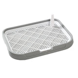 Maxbell Dog Toilet Reusable Dog Potty Tray Toilet for Other Pets Puppy Small Animals Gray