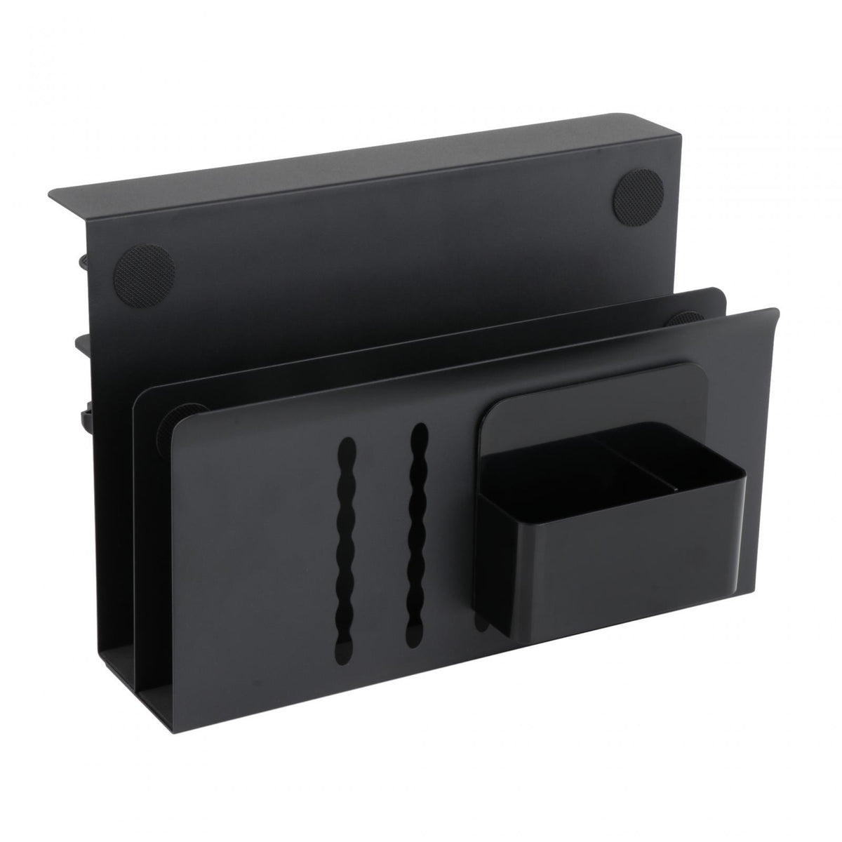 Maxbell Desk Side Storage with Pen Holder Desk Storage Holder Hanging Desk Organizer