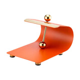 Maxbell Paper Napkin Holder Stainless Steel Memos Napkin Dispenser for Dinning Table brown red