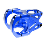 Maxbell Mountain Bike Stem Part 0 Degree Replacement for Downhill Road Bike Mountain Blue