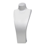 Maxbell Necklace Bust Display Stand Home Organization Shop Necklace Mannequin Holder 18.5cmx10cmx40cm Silver