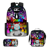 Maxbell 3 Piece Kids Backpack Cute Student School Bag for Students Elementary School