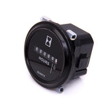 Maxbell 6V-80V DC / AC Round Quartz Hour Meter Gauge for Boat Car Truck