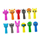 Maxbell 12 Pieces Sprunki Figures Gifts for Girls Boys Colorful Rhythm Box Figurines