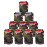 Maxbell 10pcs Camouflage Beer Can Cooler Soda Beverage Sleeve Holder Wrap Favour - Aladdin Shoppers