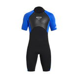 Maxbell 2mm Premium Neoprene Shorty Wetsuit Short Sleeve for Diving Men Blue XXL - Aladdin Shoppers